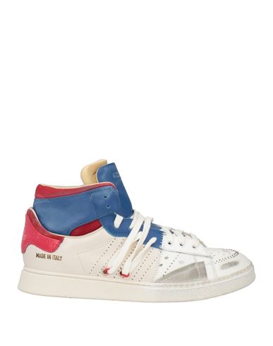 Hidnander Man Sneakers White Size 9 Leather