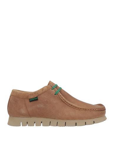Docksteps Green Philosophy Man Lace-up Shoes Khaki Size 7 Leather In Brown