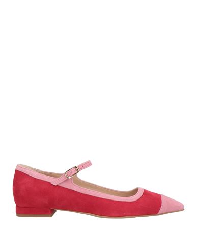 Leclem Woman Ballet Flats Red Size 8 Leather