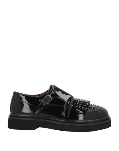 Apepazza Woman Loafers Black Size 8 Textile Fibers