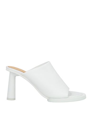 Jacquemus Woman Sandals White Size 7 Leather