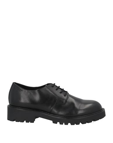 Vagabond Shoemakers Woman Lace-up Shoes Black Size 7 Leather In Black