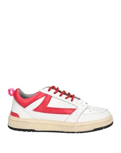 Htc Woman Sneakers Off White Size 6 Leather In White