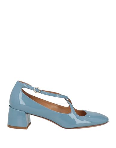 A.bocca A. Bocca Woman Pumps Slate Blue Size 8 Leather