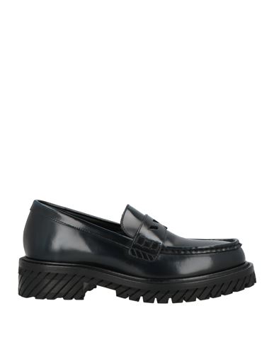 Off-white Woman Loafers Midnight Blue Size 6 Leather