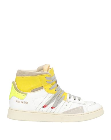 Hidnander Woman Sneakers Lime Green Size 7 Leather