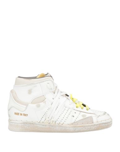 Hidnander Woman Sneakers White Size 8 Leather