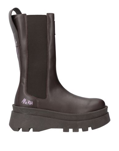 Nira Rubens Woman Ankle Boots Dark Brown Size 8 Leather