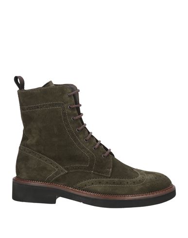 Barracuda's Collection Woman Ankle Boots Dark Green Size 7 Leather