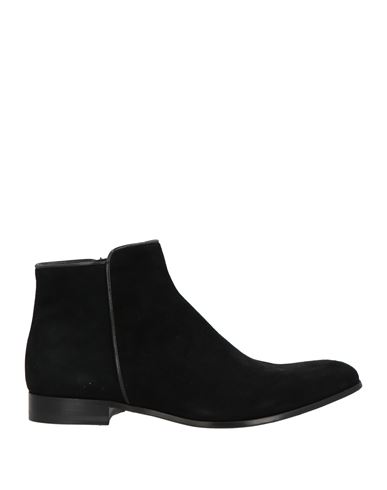 Francesco Pace Woman Ankle Boots Black Size 6 Leather