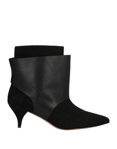 Alchimia Napoli Woman Ankle Boots Black Size 8 Calfskin