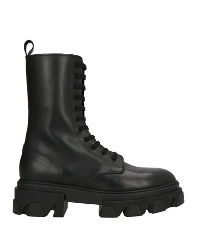 Gisel Moire Gisél Moiré Woman Ankle Boots Black Size 9 Calfskin