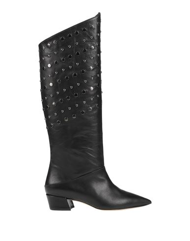 Alchimia Napoli Woman Boot Black Size 7 Leather
