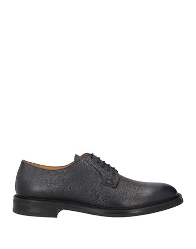 Francesco Pace Man Lace-up Shoes Midnight Blue Size 6 Leather