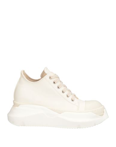 Rick Owens Drkshdw Drkshdw By Rick Owens Woman Sneakers Ivory Size 6 Textile Fibers