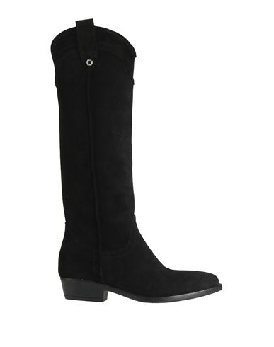 Collection Privèe Collection Privēe? Woman Boot Black Size 8 Leather In Black
