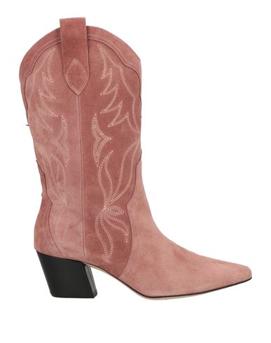 Jorgeenah Woman Boot Blush Size 11 Leather In Pink