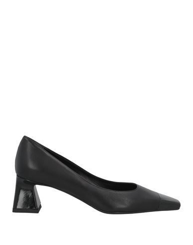 J.a.p. Jose Antonio Pereira J. A.p. Jose Antonio Pereira Woman Pumps Black Size 7 Leather