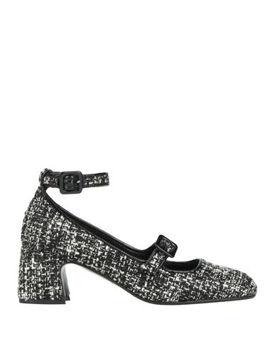 J.a.p. Jose Antonio Pereira J. A.p. Jose Antonio Pereira Woman Pumps Black Size 8 Textile Fibers