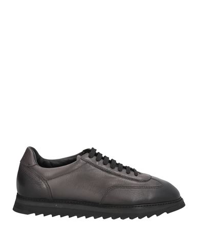 Doucal's Man Sneakers Charcoal Size 9 Leather