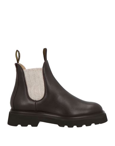 Doucal's Woman Ankle Boots Chocolate Brown Size 7 Leather