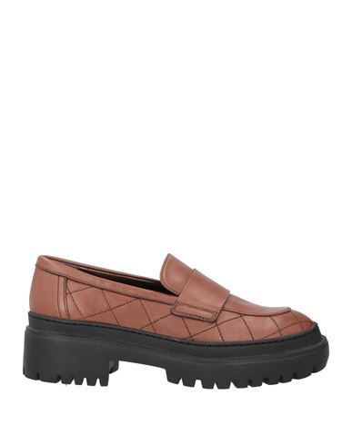 Karida Woman Loafers Tan Size 8 Leather