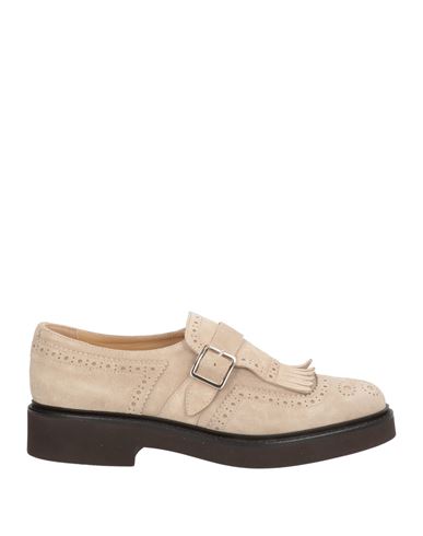 Doucal's Woman Loafers Sand Size 7 Leather