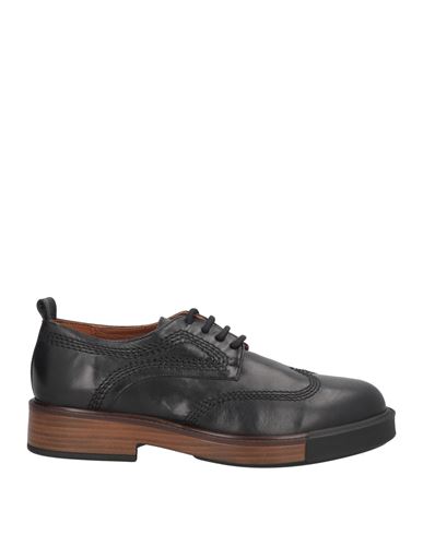 Pons Quintana Woman Lace-up Shoes Black Size 8 Cowhide