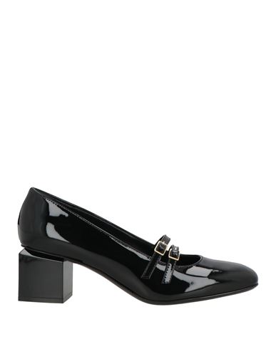 Agl Attilio Giusti Leombruni Agl Woman Pumps Midnight Blue Size 7 Leather In Black