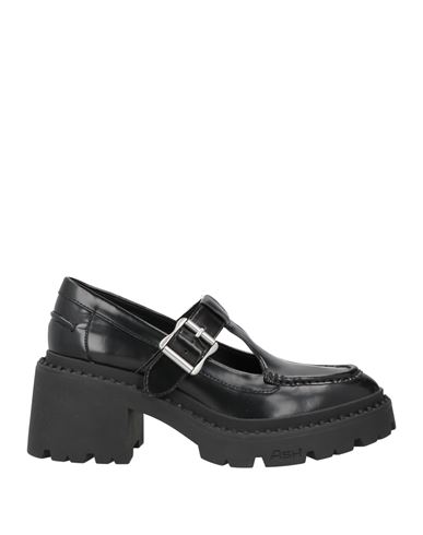 Ash Woman Loafers Black Size 11 Calfskin