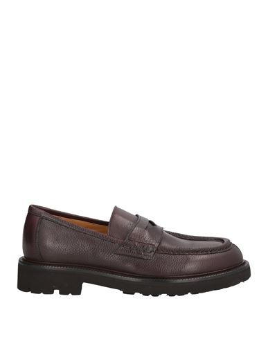 Calpierre Man Loafers Dark Brown Size 9 Leather