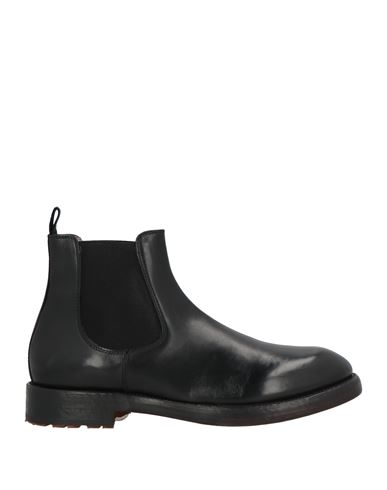 Calpierre Man Ankle Boots Black Size 9 Leather