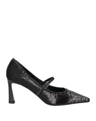 J.a.p. Jose Antonio Pereira J. A.p. Jose Antonio Pereira Woman Pumps Black Size 8 Textile Fibers