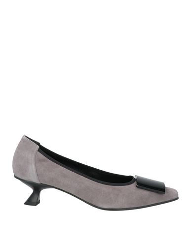 Karida Woman Pumps Grey Size 6 Leather