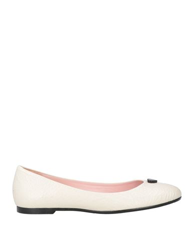 Ras Woman Ballet Flats Off White Size 7 Leather
