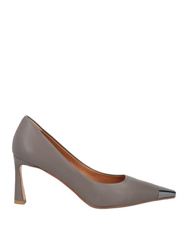 J.a.p. Jose Antonio Pereira J. A.p. Jose Antonio Pereira Woman Pumps Taupe Size 8 Leather
