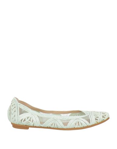Ras Woman Ballet Flats Light Green Size 7 Textile Fibers