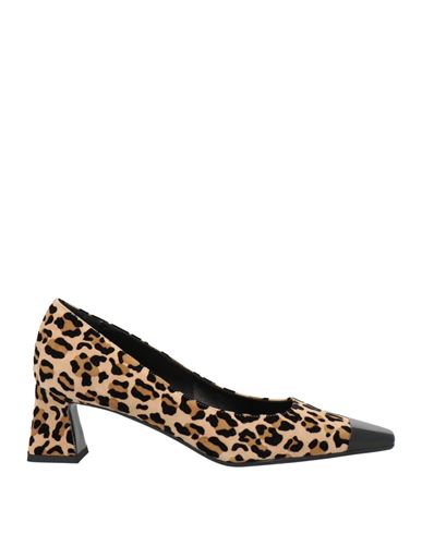 J.a.p. Jose Antonio Pereira J. A.p. Jose Antonio Pereira Woman Pumps Sand Size 7.5 Textile Fibers