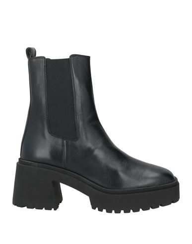 Bobbies Woman Ankle Boots Black Size 10 Lambskin