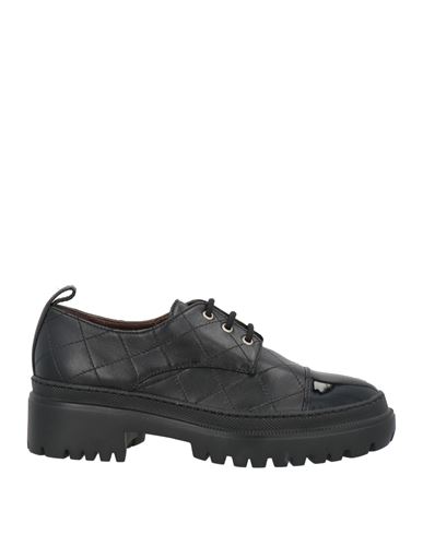 Karida Woman Lace-up Shoes Black Size 8 Leather