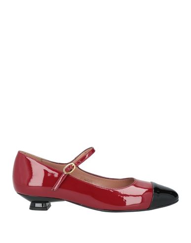 J.a.p. Jose Antonio Pereira J. A.p. Jose Antonio Pereira Woman Ballet Flats Brick Size 8 Leather