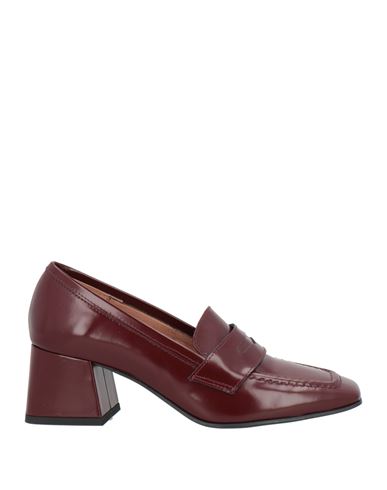 J.a.p. Jose Antonio Pereira J. A.p. Jose Antonio Pereira Woman Loafers Burgundy Size 7 Leather
