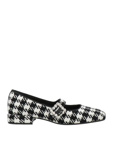 J.a.p. Jose Antonio Pereira J. A.p. Jose Antonio Pereira Woman Ballet Flats Black Size 7.5 Textile Fibers