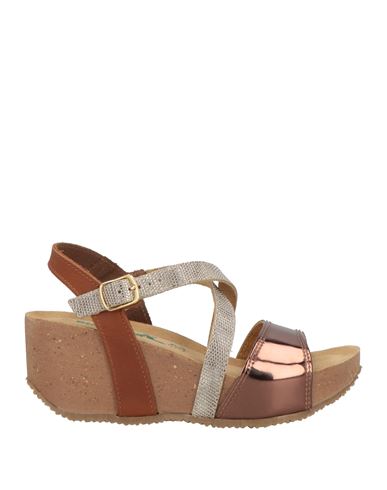 BIONATURA® BIONATURA WOMAN SANDALS PLATINUM SIZE 8 LEATHER 