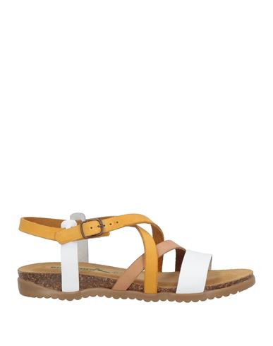 BIONATURA® BIONATURA WOMAN SANDALS WHITE SIZE 5 LEATHER 
