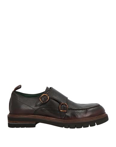 Calpierre Man Loafers Dark Brown Size 8.5 Leather