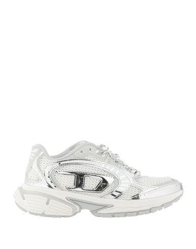 Diesel Metallic Mesh Sneakers With Oval D Logo