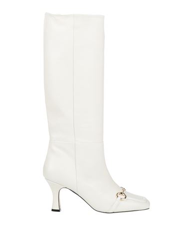 Noa A. Woman Boot White Size 10 Leather