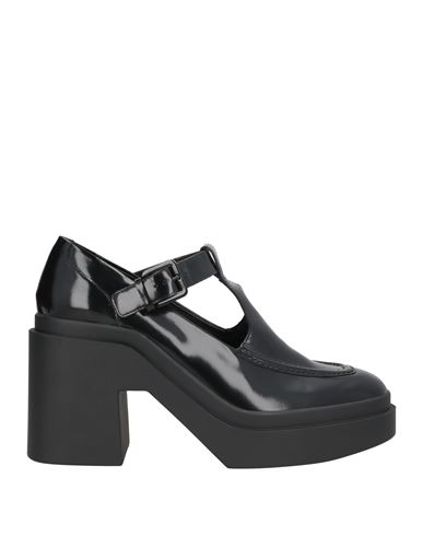 Clergerie Woman Pumps Black Size 7.5 Leather