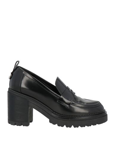 Sergio Rossi Woman Loafers Black Size 6 Leather